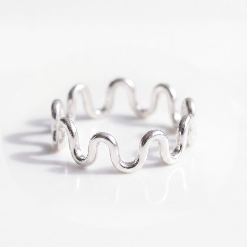 Wave Silver Ring