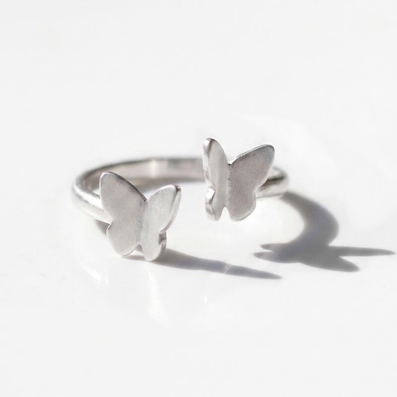 Butterfly Silver Ring