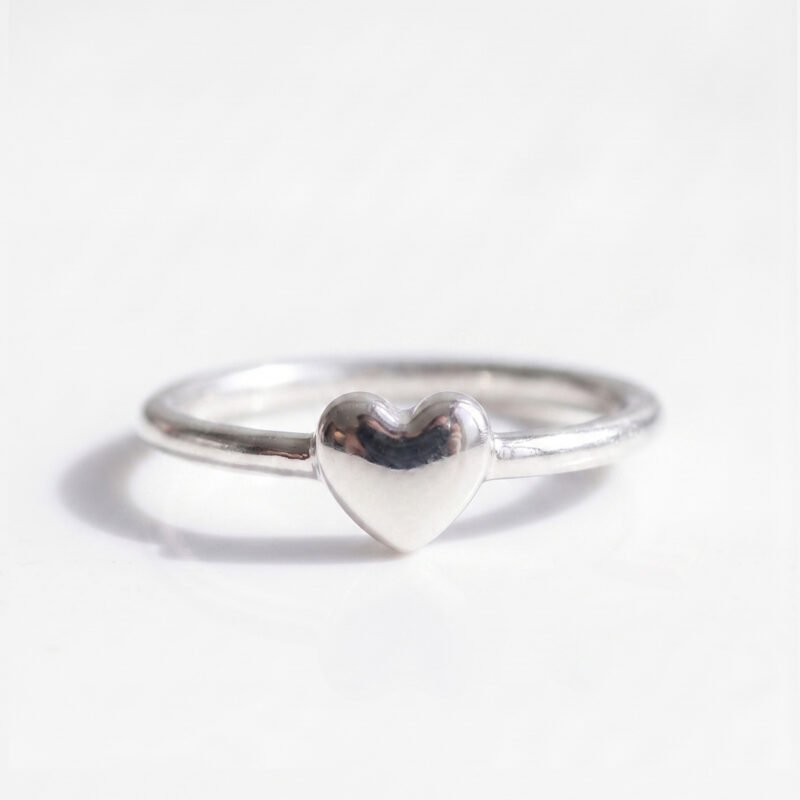 Round Love Silver Ring