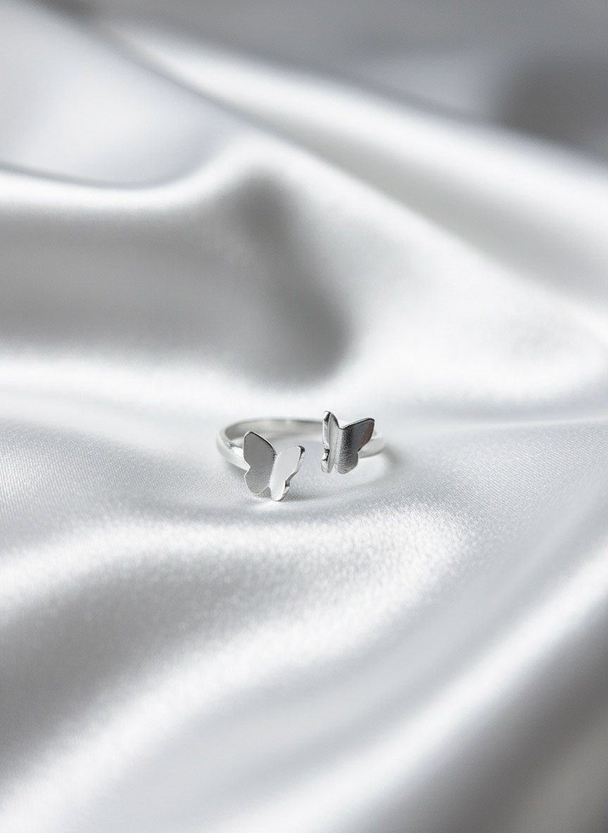 Butterfly Silver Ring - Image 2