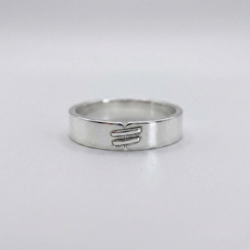 Scar Silver Ring