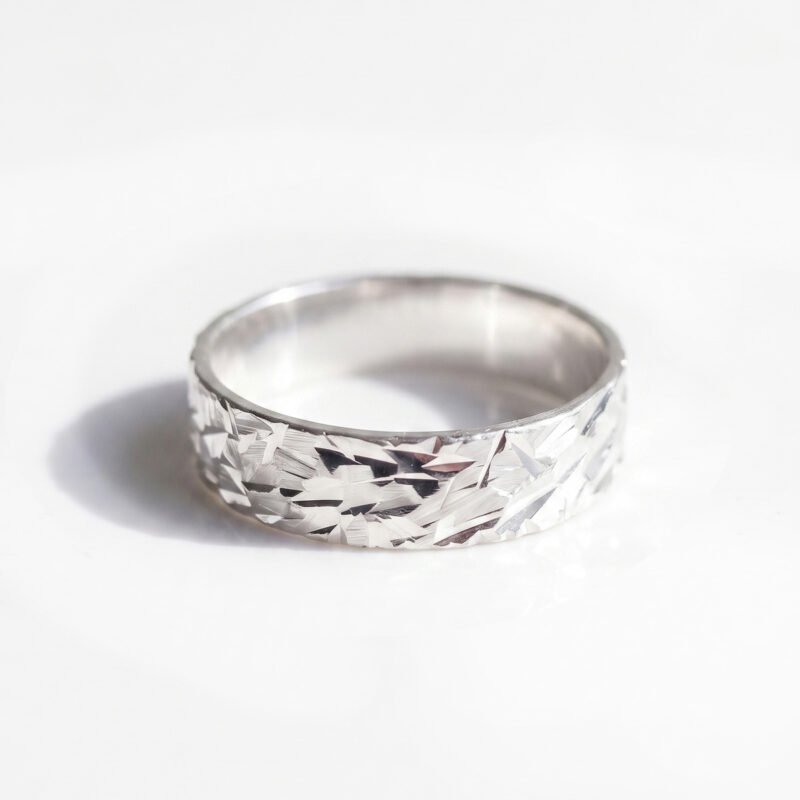 Crushed Ice Silver Ring