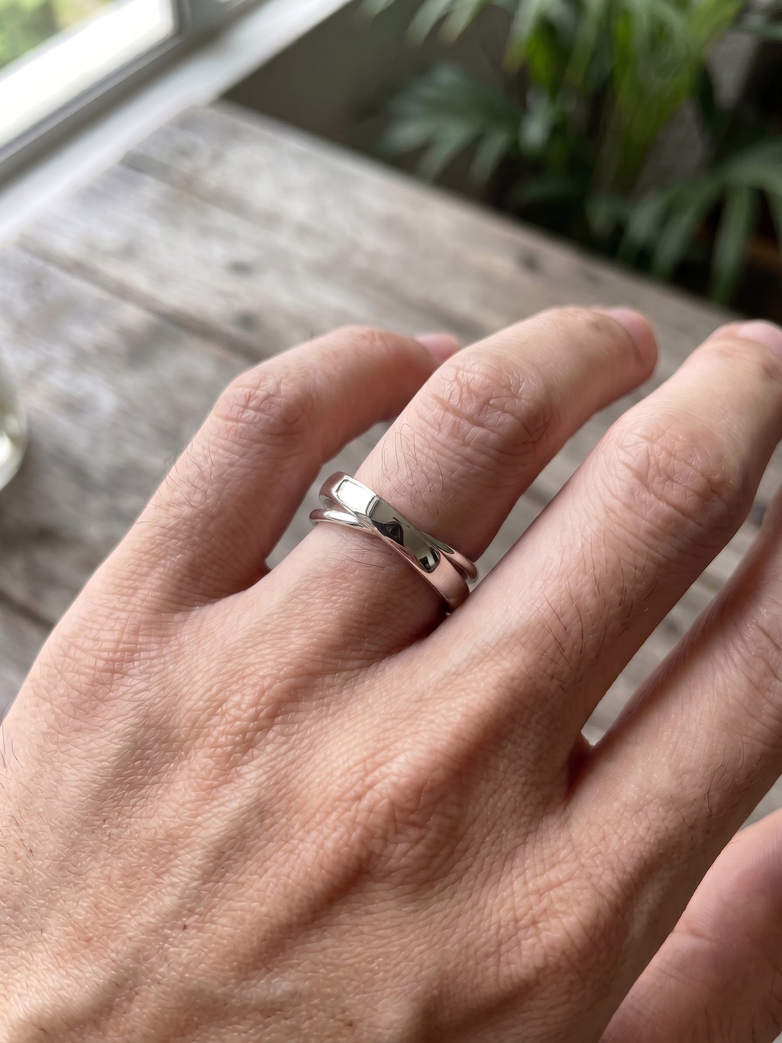 Double Layer Ring Plain - Image 3