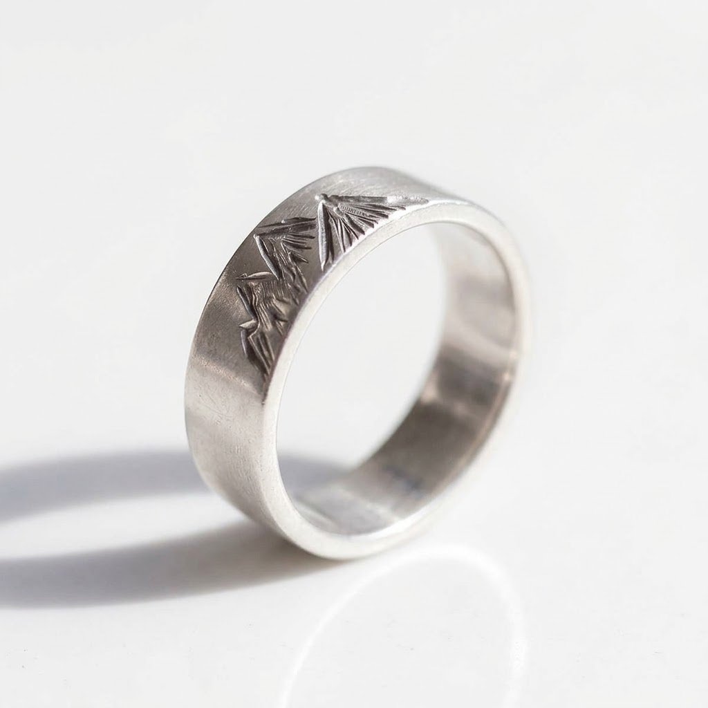 Mountains Silver Ring - Image 3
