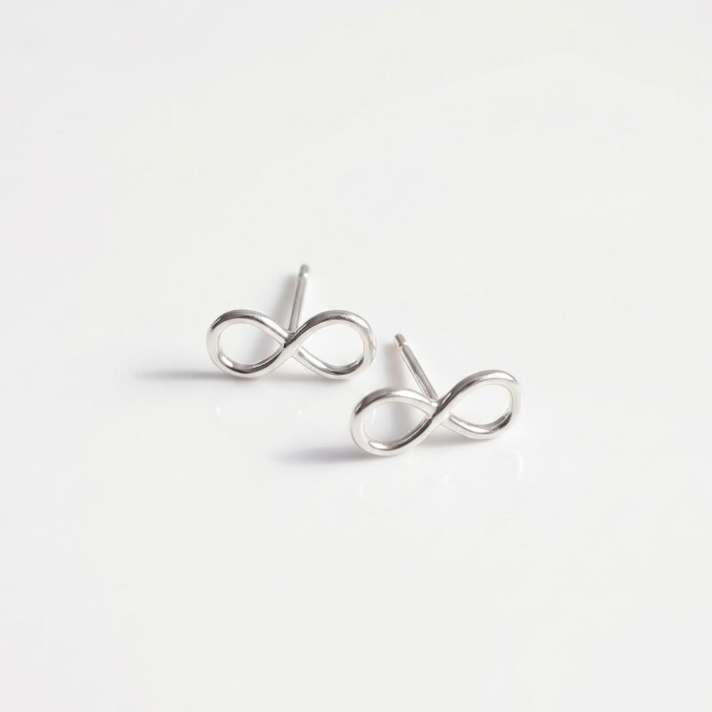 Infinity 999 Silver Earrings