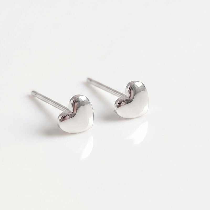Love Silver Earrings